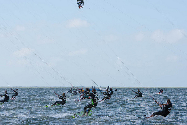 kiteboard speed racing