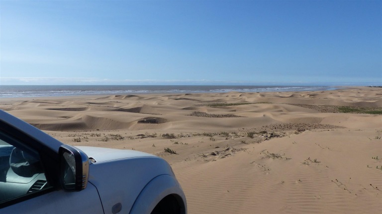 Dune kitesurf spot South of Moulay Bouzerktoun