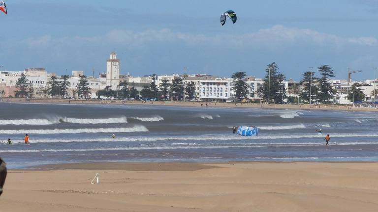 essaouira bay kitesurf spot Morocco